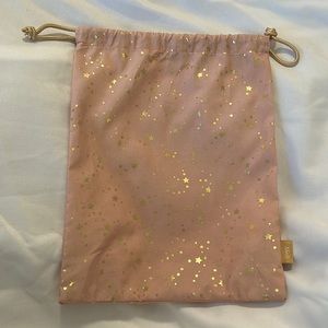 NWT Pink and Gold Stars Ipsy Makeup Bag